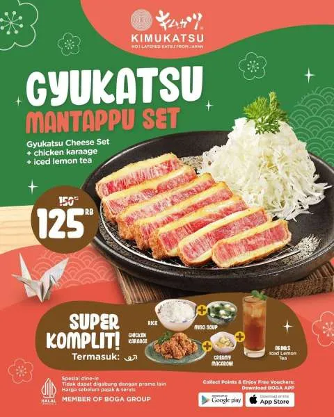Promo Kimukatsu Gyukatsu Mantappu Set September 2025