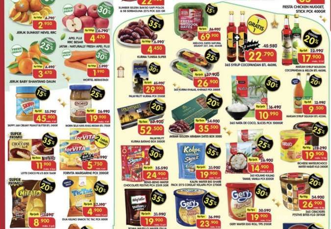 Promo Superindo Weekday Terbaru 17-20 Maret 2025, Kurma dan Marjan Diskon 20%