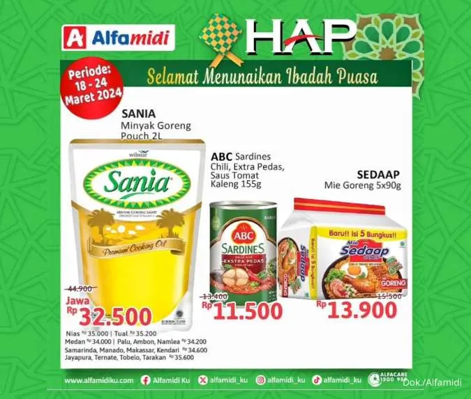 Promo Alfamidi Hemat Satu Pekan Periode 18-24 Maret 2024