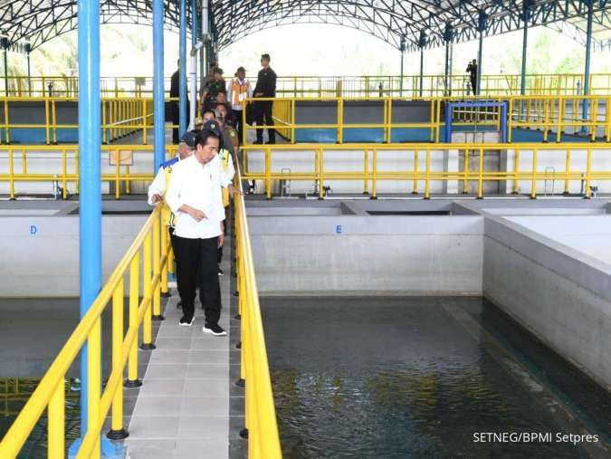 Tingkatkan Layanan Air Minum Kota Kupang, Jokowi Resmikan SPAM Kali Dendeng 