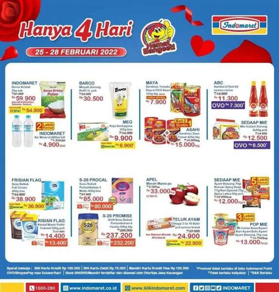 Promo JSM Indomaret di 25-28 Februari 2022