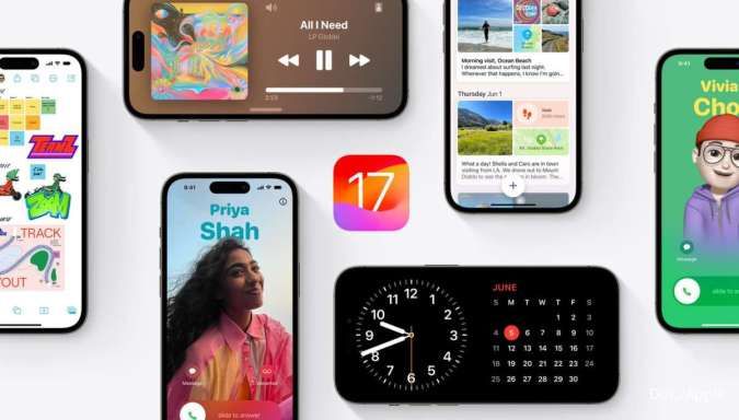 Intip Fitur Terbaru iOS 17 yang bakal Meluncur pada 18 September 2023