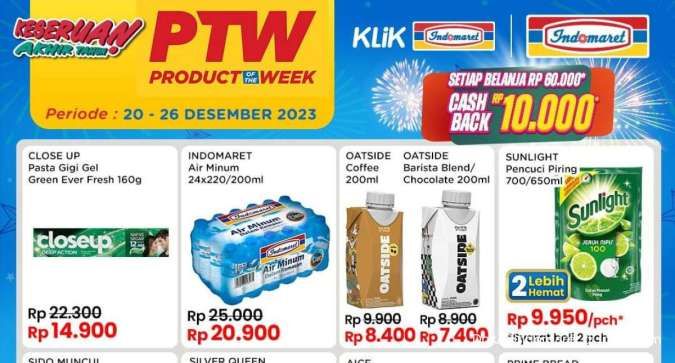 Promo Indomaret Beli 2 Lebih Hemat & Beli 2 Gratis 1 Bulan Desember, Promo 7 Hari