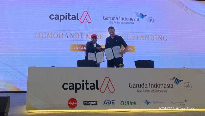 Perluas Kemitraan Komersial hingga Logistik, Garuda Indonesia Gandeng Capital A