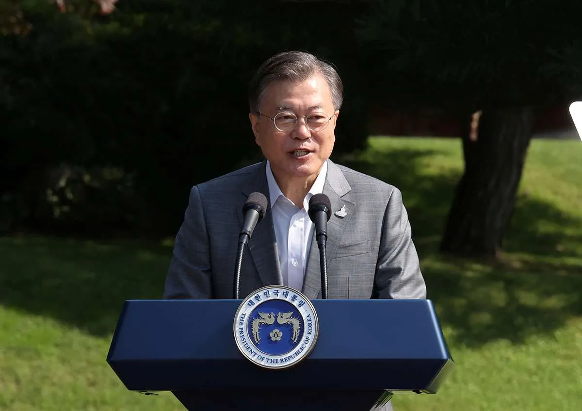 Presiden Korsel Moon Jae-in Menjanjikan Dorongan untuk Perdamaian dengan Korea Utara