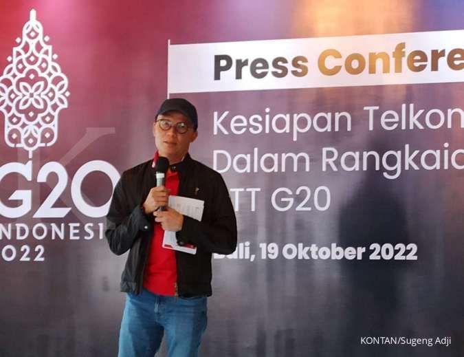 Direktur Network Telkomsel, Nugroho di Bali (19/10).