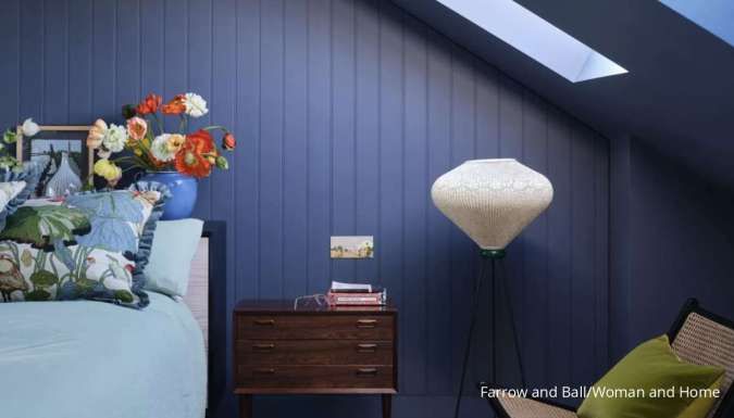 Ini lo Ruangan yang Cocok Menggunakan Cat Warna Biru Tua