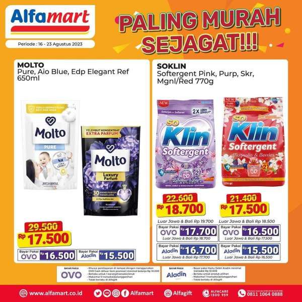 Harga Promo Alfamart Terbaru 16-23 Agustus 2023, Promo Paling Murah Sejagat