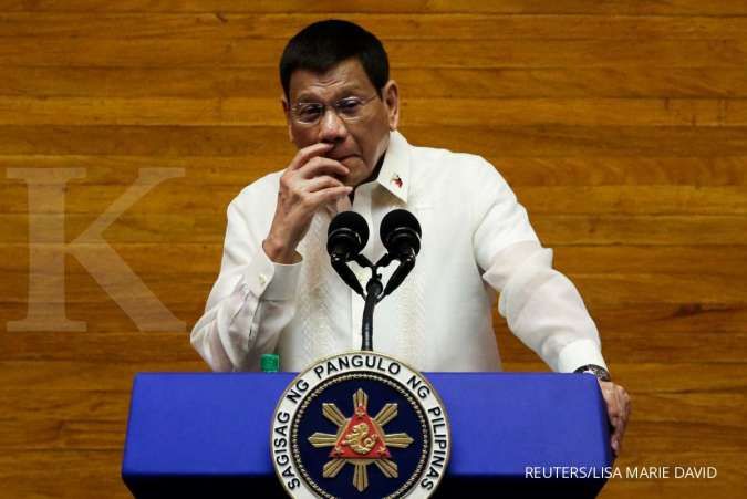 Presiden Filipina Rodrigo Duterte menarik diri dari pencalonannya menjadi senator