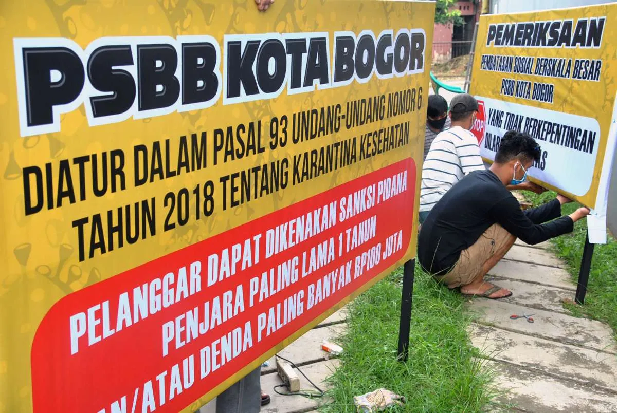 Masih banyak pelanggaran, PSBB Kota Bogor belum berjalan maksimal