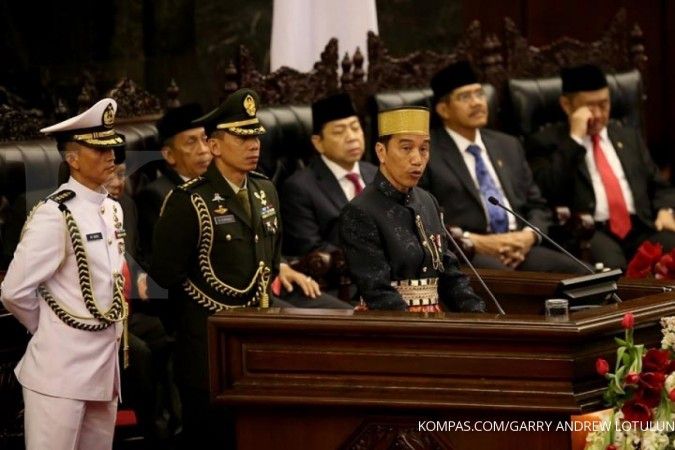 Jokowi ajak rakyat berani tegas bela negara