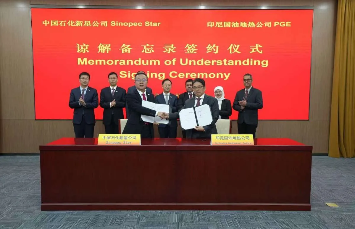 Pertamina Geothermal (PGEO) Gandeng Sinopec Star untuk Pengembangan Panas Bumi