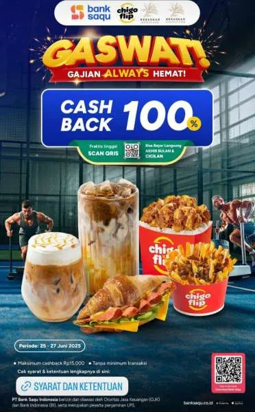 Promo Bank Saqu Gaswat dengan Chigo Flip