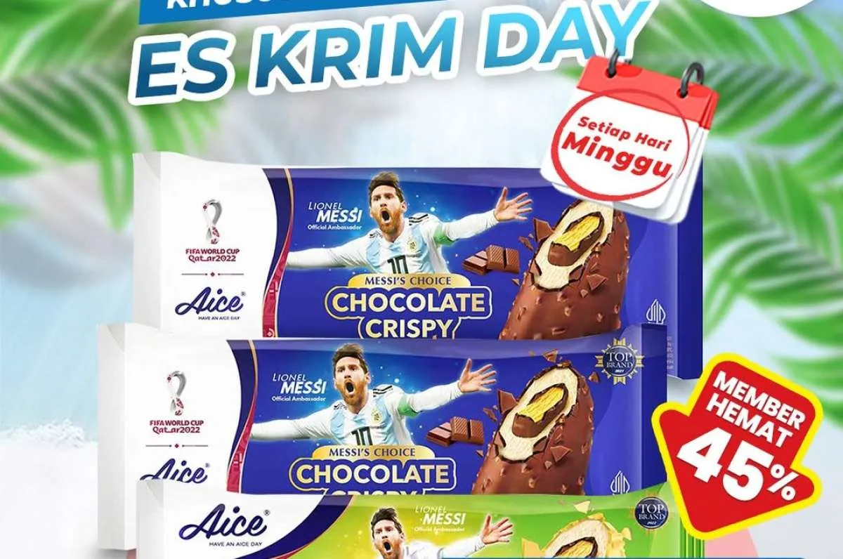 Promo Es Krim di Indomaret 23 November 2025, Aice Beli 3 Lebih Hemat