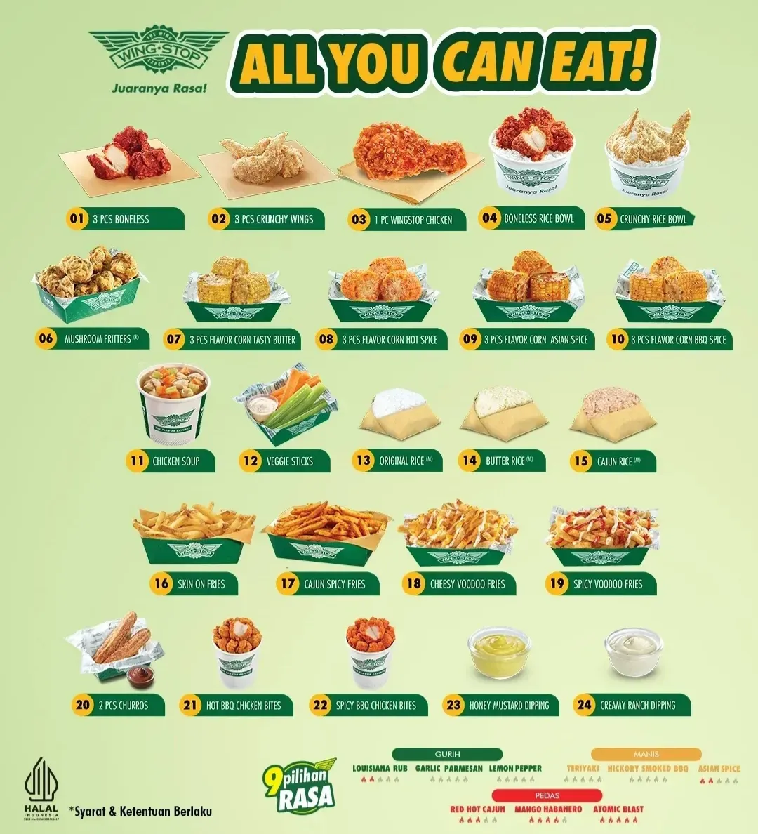 Wingstop all you can eat ayce