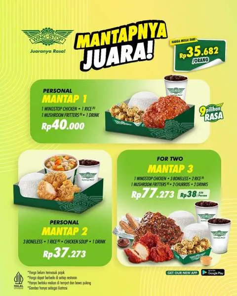Promo Wingstop Mantapnya Juara Personal
