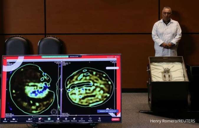 Presentasi mayat alien di Meksiko