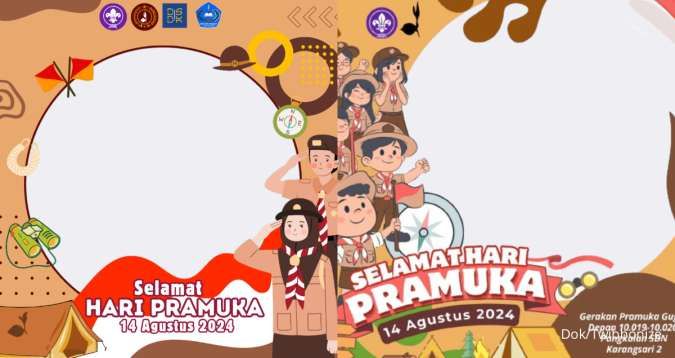 30 Twibbon Hari Pramuka 2024 yang Diperingati Setiap 14 Agustus 