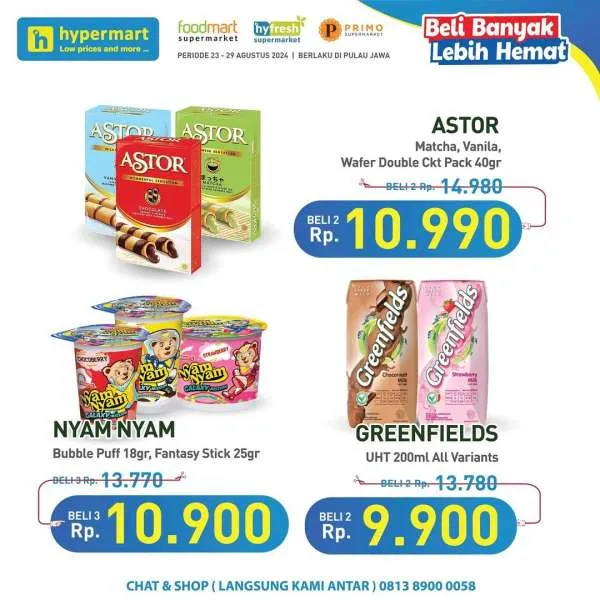 Promo Hypermart Beli Banyak Lebih Hemat Periode 23-29 Agustus 2024