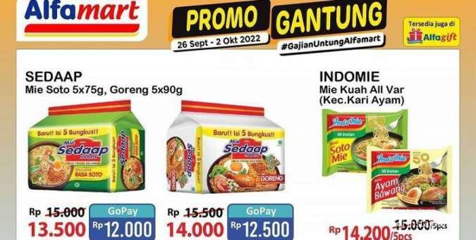 Promo JSM Alfamart Terbaru 30 September-2 Oktober 2022, Promo Gajian Untung