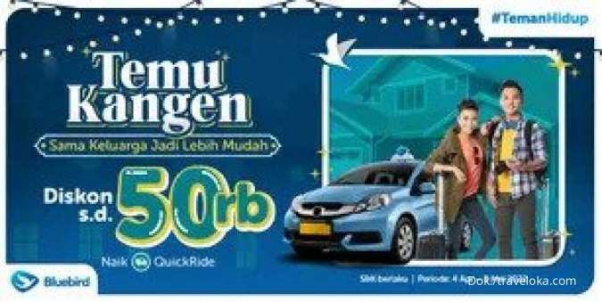 Promo Quickride di Traveloka sampai 8 Mei 2022, Dapatkan Diskon hingga Rp 50.000