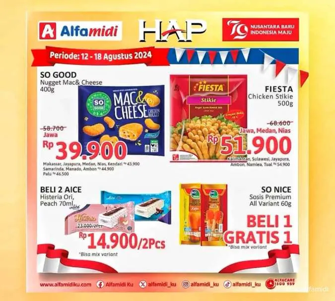 Promo Alfamidi Hemat Satu Pekan Periode 12-18 Agustus 2024