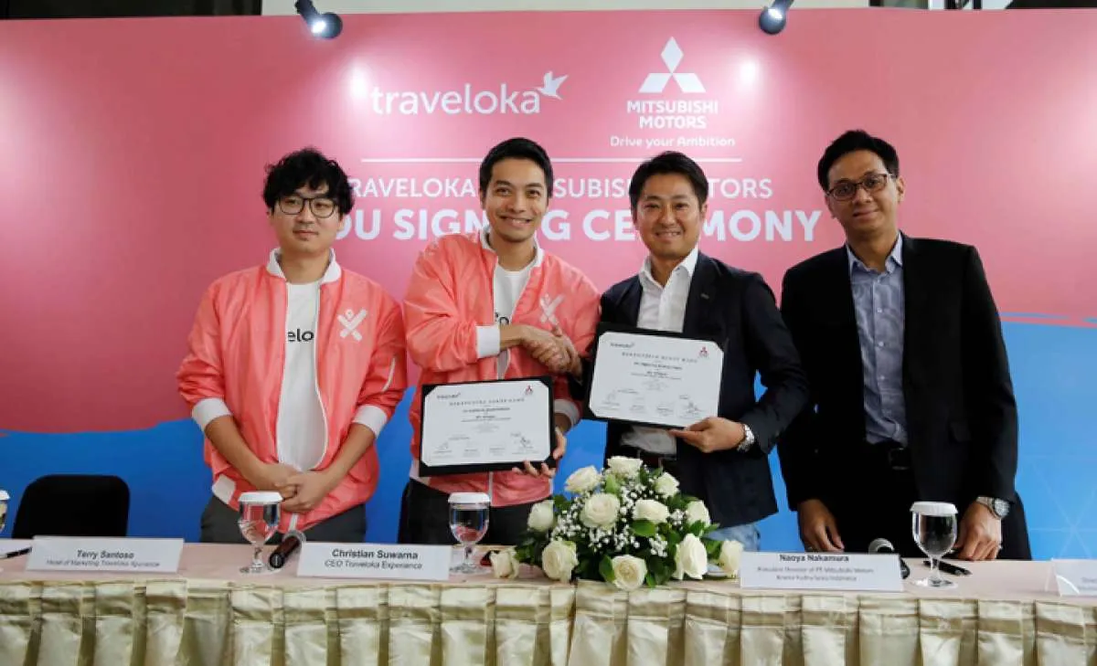 Mitsubishi menjalin kerja sama dengan Traveloka