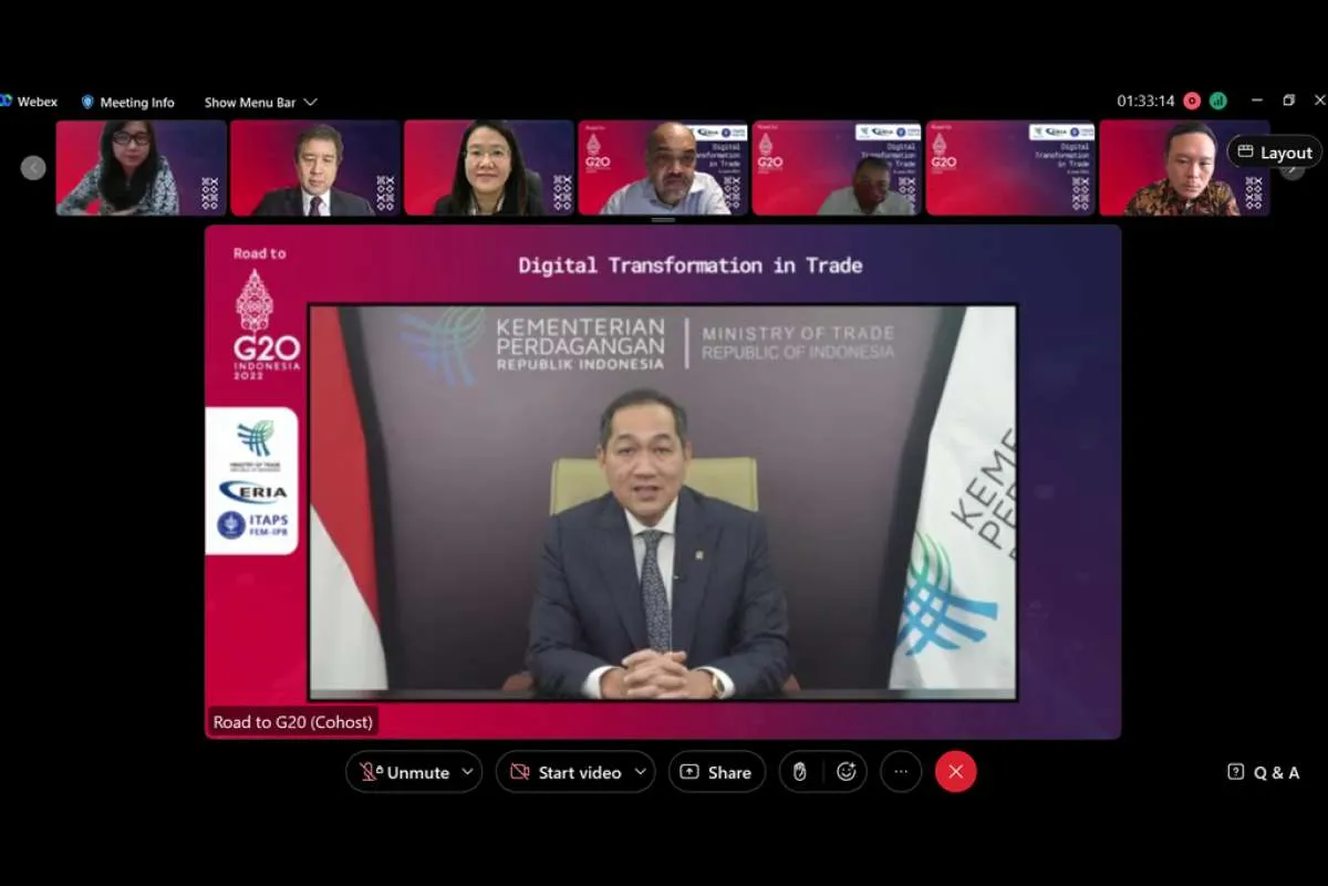 Mendag Lutfi: Indonesia Manfaatkan G20 Jadi Momentum Transformasi Digital Inklusif