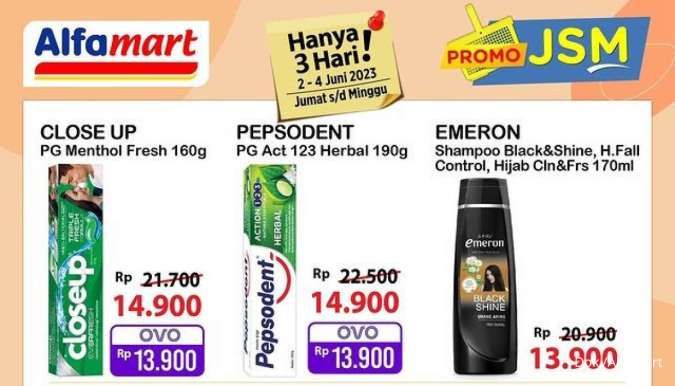 Promo JSM Alfamart sampai 4 Juni 2023, Aneka Produk Harga Lebih Hemat