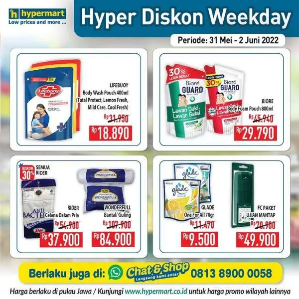 Promo Hypermart Mulai 31 Mei-2 Juni 2022