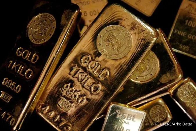 Harga Emas Hari Ini Lanjut Naik Saat Pasar Saham Global Melemah
