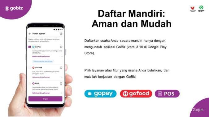 Dorong Jutaan UMKM MelajuBersamaGojek, Aplikasi GoBiz Semakin Optimal dengan Inovasi Daftar Mandiri