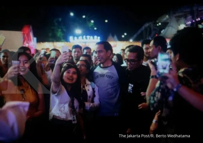 Jokowi joins 'We The Fest' crowd on Friday