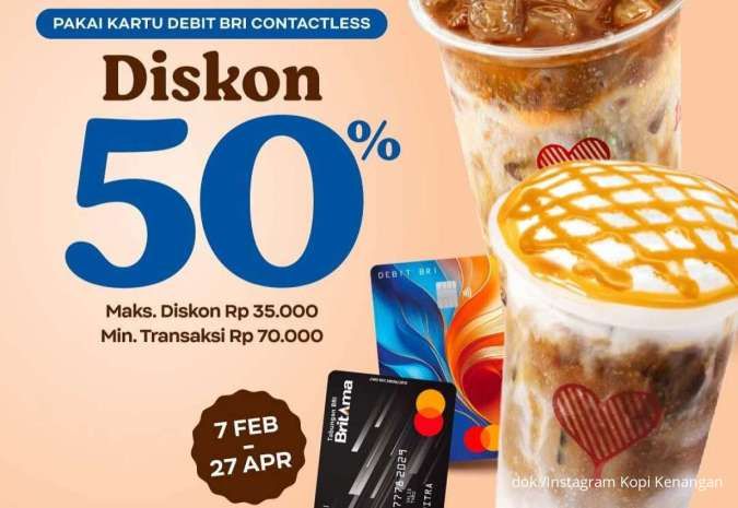 Daftar Outlet Kopi dengan Promo Spesial Ramadhan, Kopi Kenangan Diskon hingga 50%