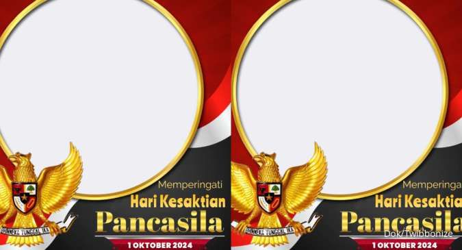 55 Twibbon Hari Kesaktian Pancasila 2024 Terbaru untuk Dijadikan Foto Profil Gratis