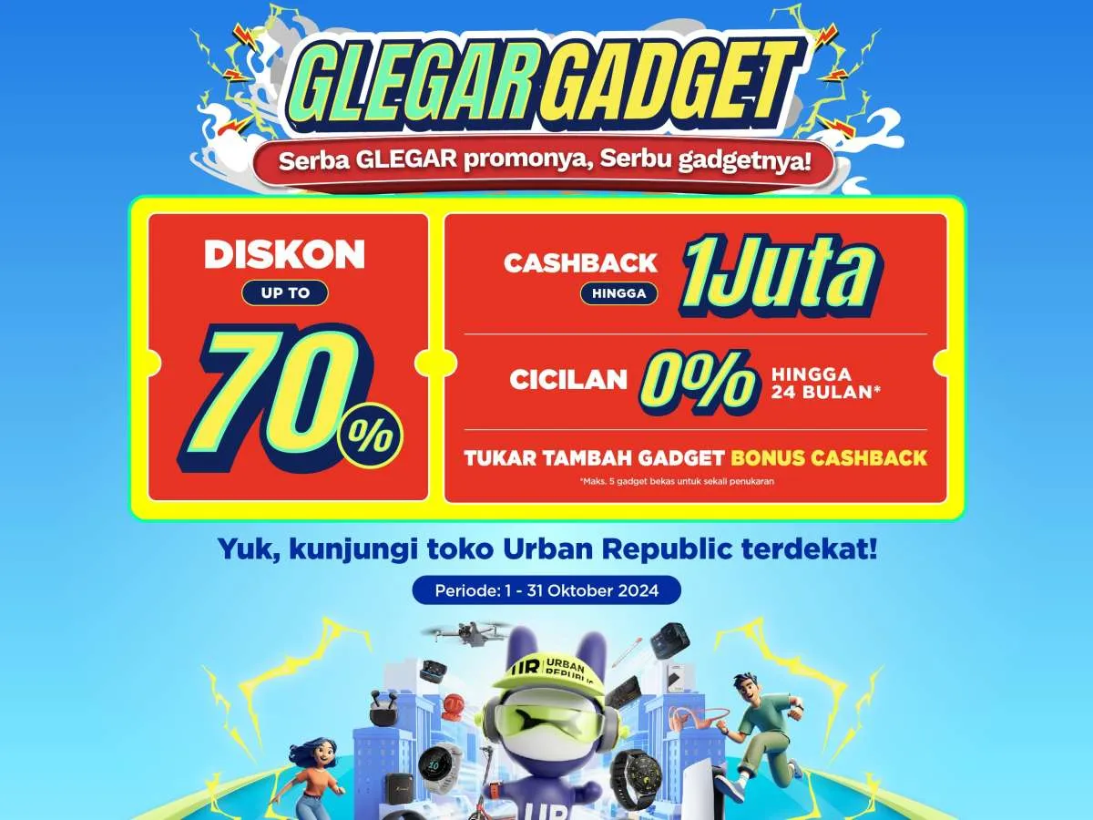 Erajaya Active Lifestyle Gelar Promo Glegar Gadget & UR Festival Selama Sebulan Lebih