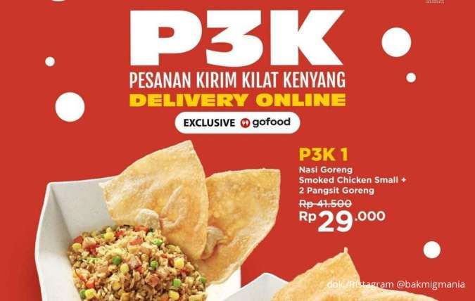 Lapar Melanda? Nikmati Promo P3K Bakmi GM Paket Kenyang Kilat Mulai Rp 29.000