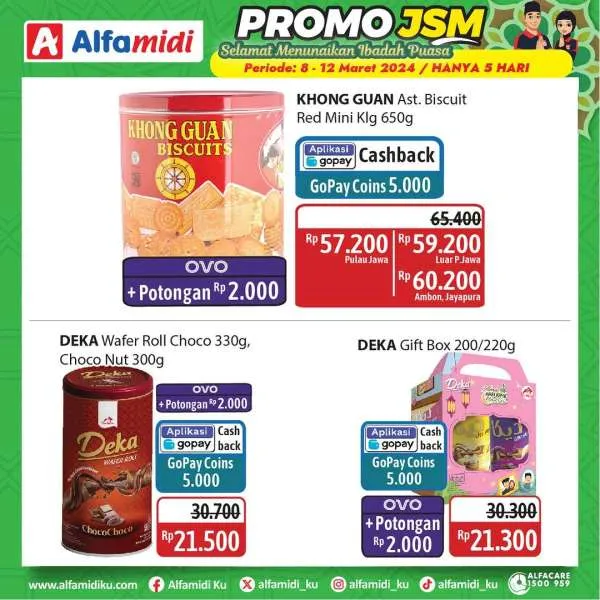 Promo JSM Alfamidi Hanya 5 Hari Periode 8-12 Maret 2024