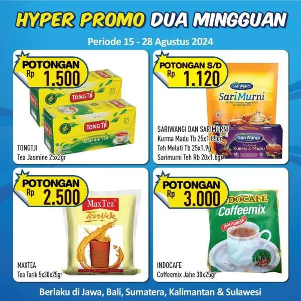 Promo Hypermart Dua Mingguan Periode 15-28 Agustus 2024