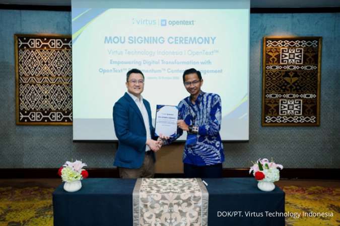 Gandeng OpenText, Virtus Perkuat Solusi Manajemen Konten dengan Dukungan AI
