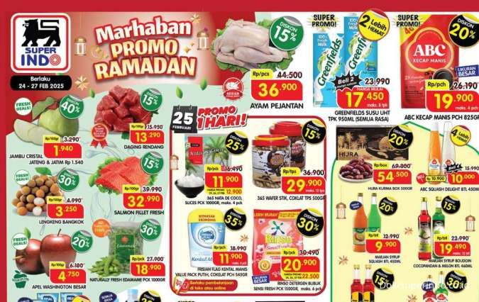 Promo Superindo Weekday 24-27 Februari 2025 Jelang Ramadan, Kurma & Marjan Diskon 20%