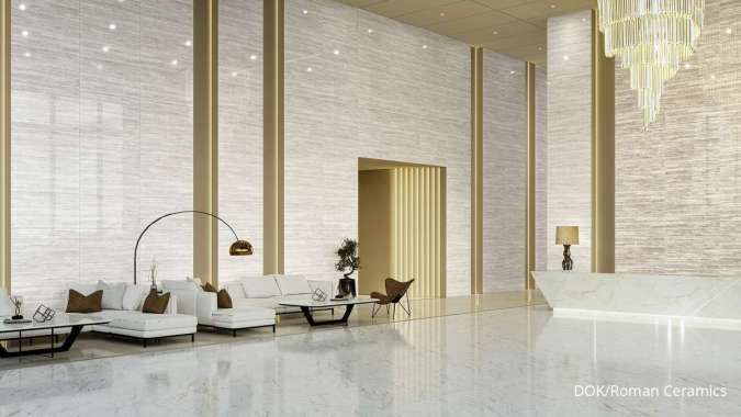 Dinding dPamukkale Crema & Noce 120x60 cm (RomanGranit GlossMood Xtra)