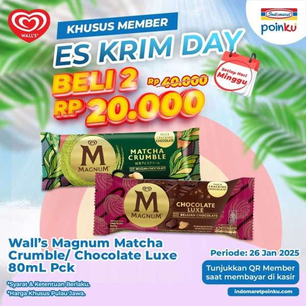 Promo Indomaret Es Krim Day 26 Januari 2025