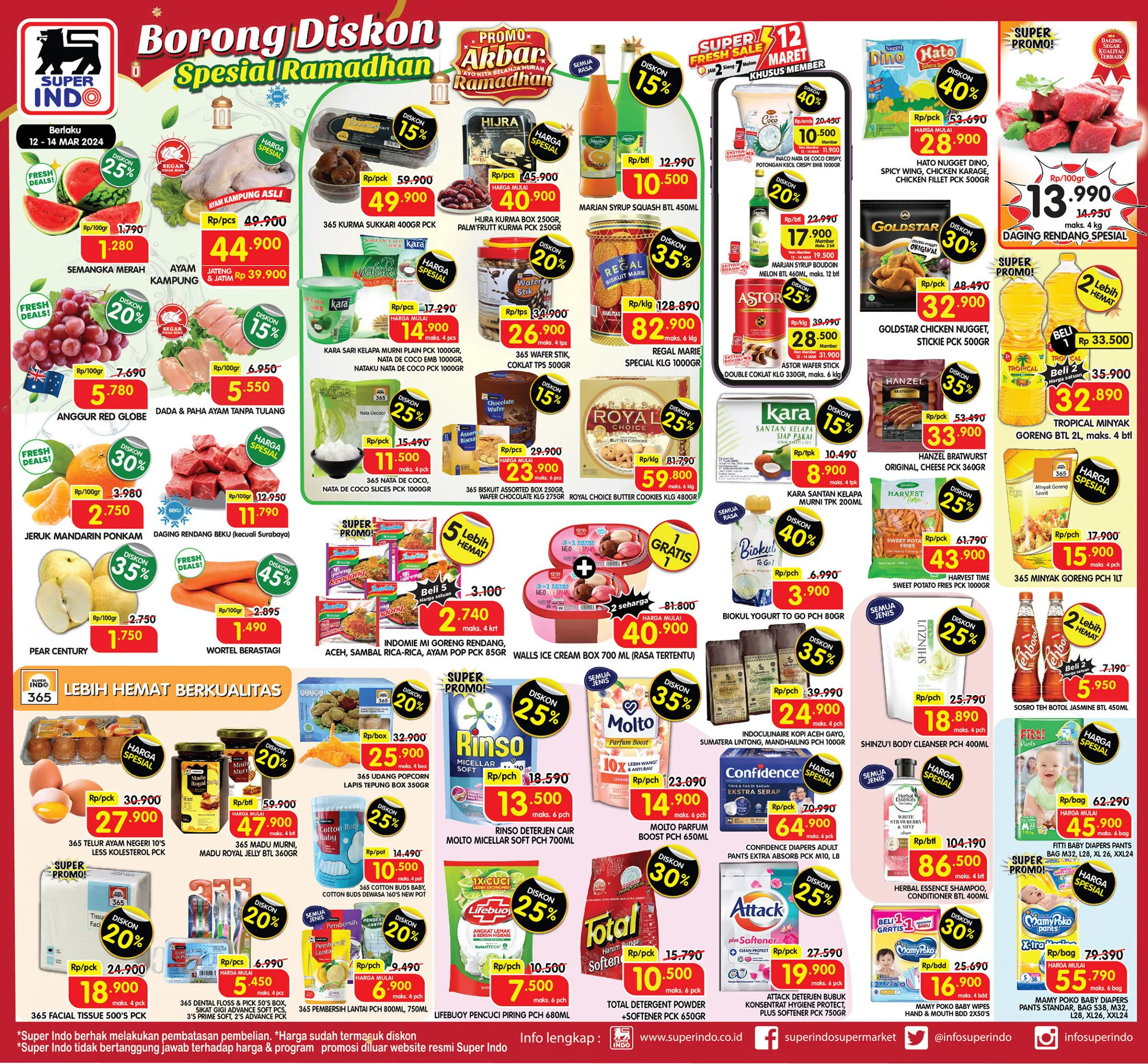 Promo Superindo Weekday Spesial Ramadhan Periode 12-14 Maret 2024