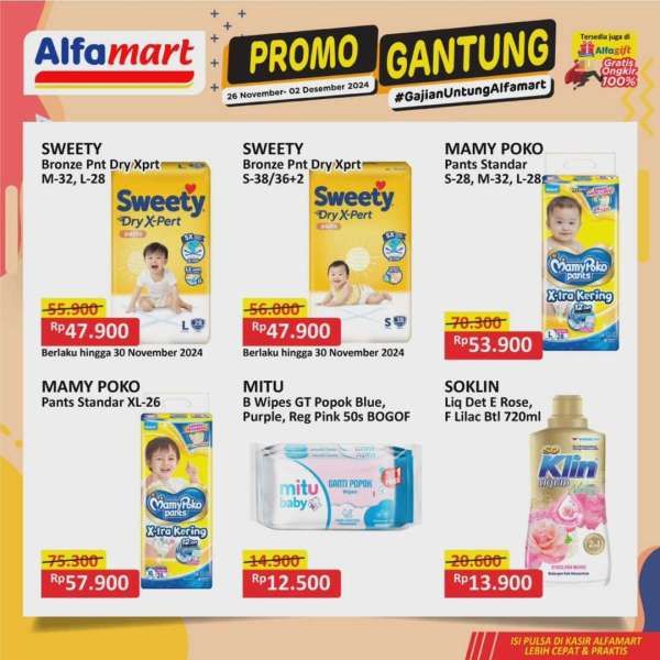 Promo Alfamart Gantung 26 November-2 Desember 2024