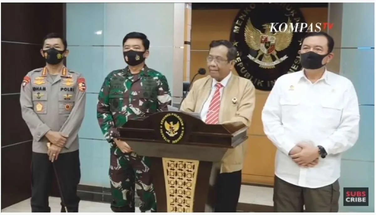 Menkopolhukam Mahfud: Kerumunan massa di Petamburan tanggungjawab DKI