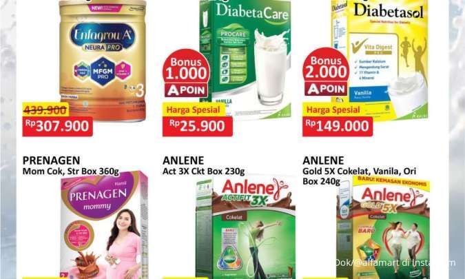 Promo JSM Alfamart Januari 2025, Enfagrow hingga Anlene Harga Spesial di Akhir Pekan