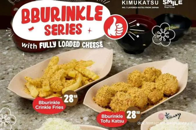 Cheese Lovers Merapat, Nikmati Promo Kimukatsu Bburinkle Series Mulai Rp 28.000