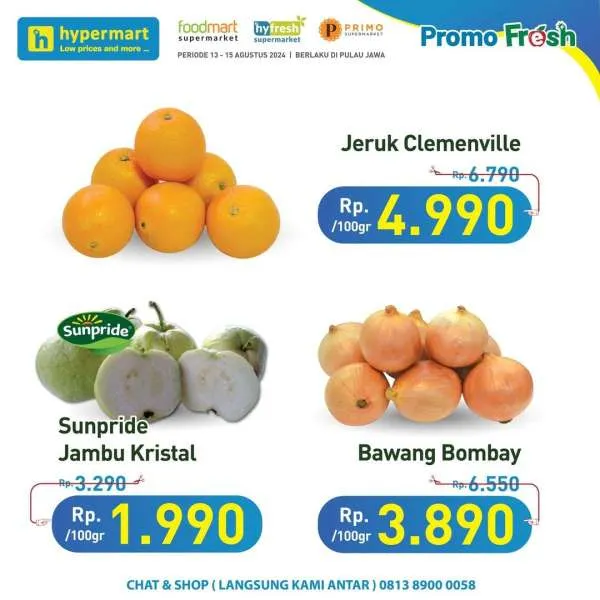 Promo Hypermart Hyper Diskon Weekday Periode 13-15 Agustus 2024