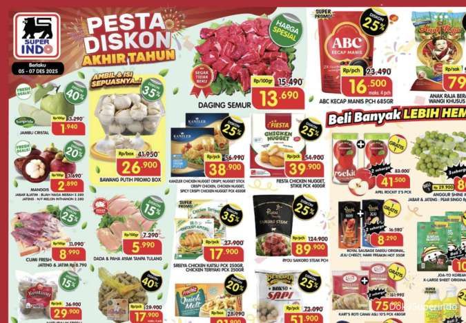 Katalog Promo JSM Superindo Diskon hingga 50% Periode 5-7 Desember 2025